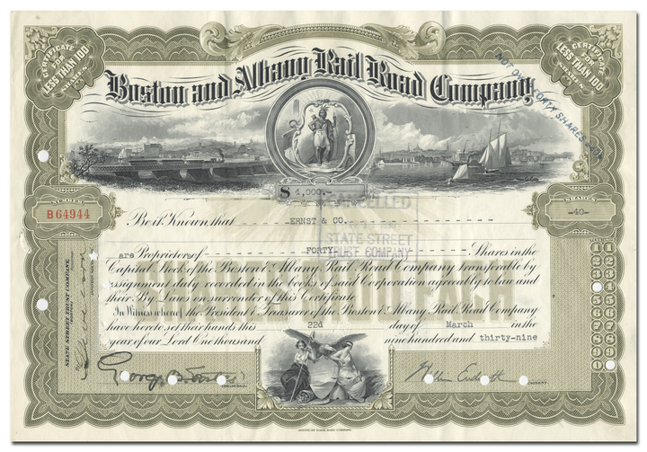 Boston and Albany Rail Road Company