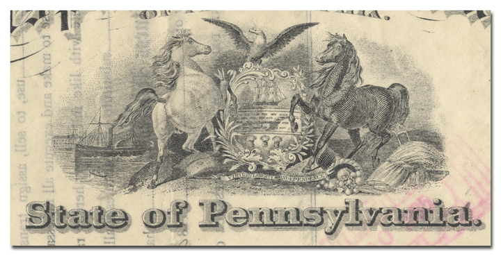 People's Passenger Railway Company of Philadelphia Stock Certificate