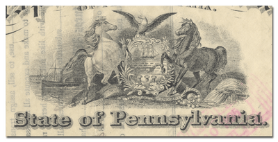 People's Passenger Railway Company of Philadelphia Stock Certificate
