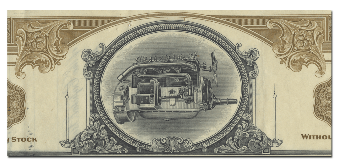 Continental Motors Corporation Stock Certificate