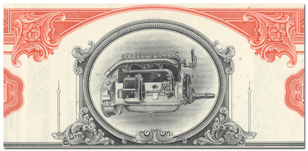 Continental Motors Corporation Stock Certificate