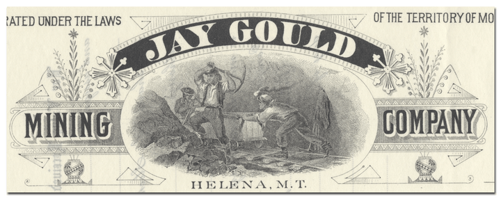 Jay Gould Mining Company Stock Certificate