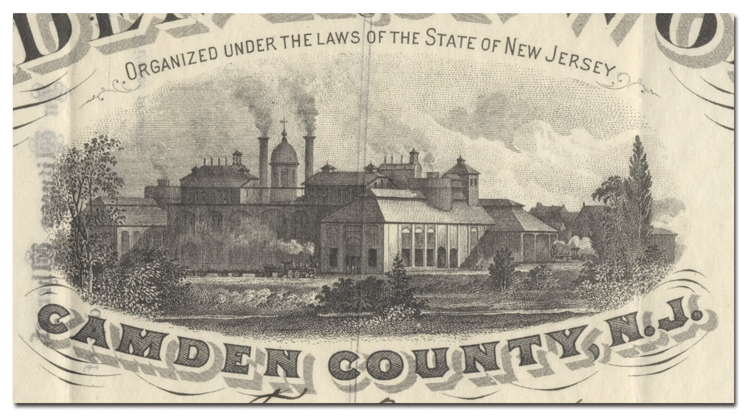 Camden Iron Works Stock Certificate