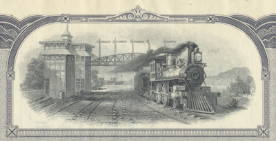 Delaware Railroad Company Stock Certificate