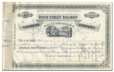 The New York, Chicago and St. Louis Railroad Company, Certificate for 100  shares, Common stock - The New York, Chicago and St. Louis Railroad Company  - LastDodo