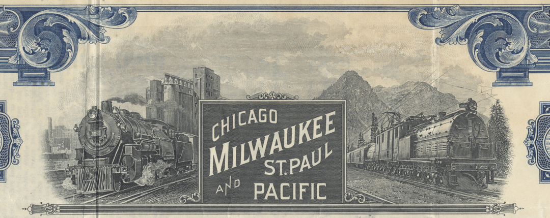 Chicago, Milwaukee, St. Paul and Pacific Railroad Company Stock Certificate