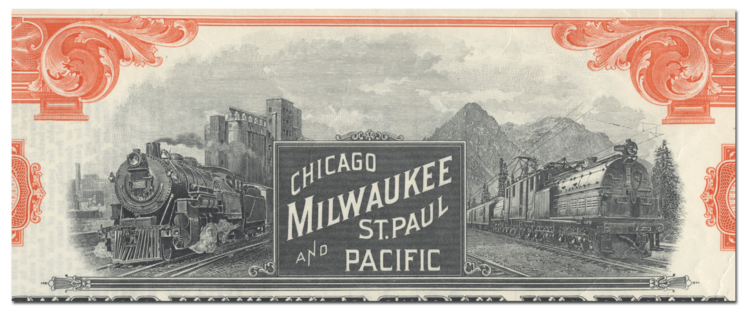 Chicago, Milwaukee, St. Paul and Pacific Railroad Company Stock Certificate