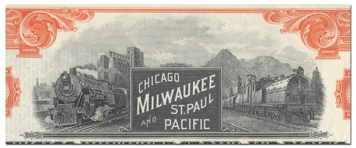 Chicago, Milwaukee, St. Paul and Pacific Railroad Company Stock Certificate