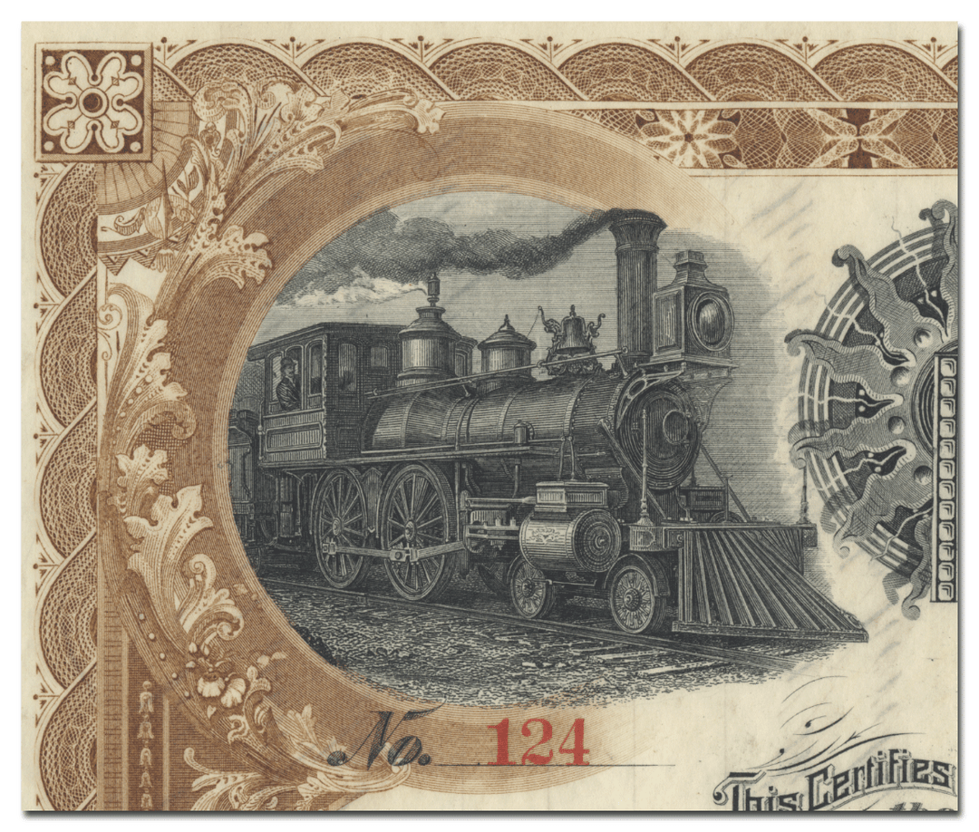 Chattanooga Union Railway Company Stock Certificate