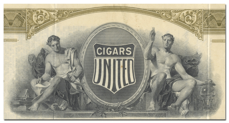 United Cigar Stores Company of America Stock Certificate