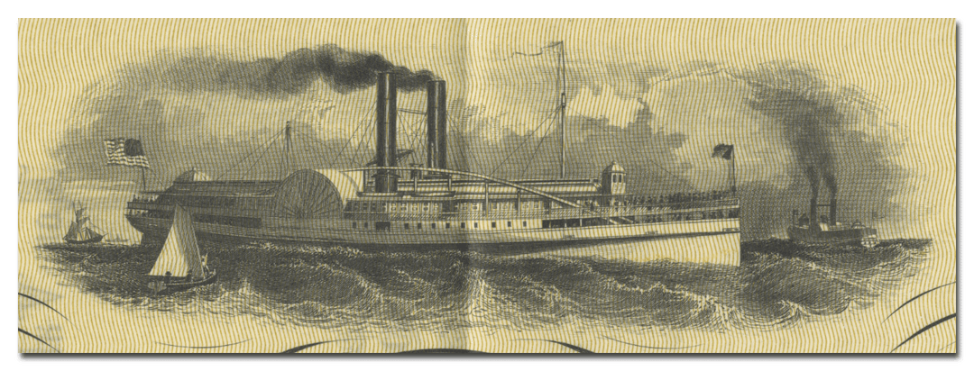 Old Colony Steamboat Company Bond Certificate