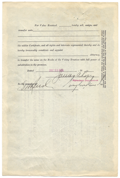 R. E. Thompson Radio Corporation Stock Certificate