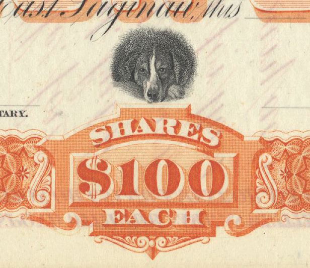 Flint and Pere Marquette Railroad Company Stock Certificate