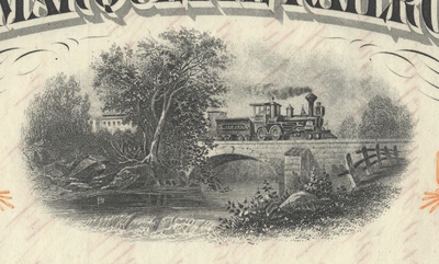 Flint and Pere Marquette Railroad Company Stock Certificate