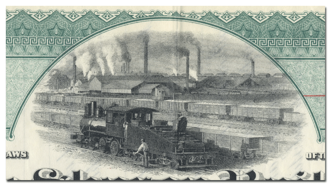 Sharon Railway Stock Certificate