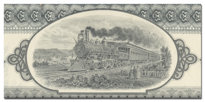 Cincinnati, New Orleans & Texas Pacific Railway Company Stock Certificate