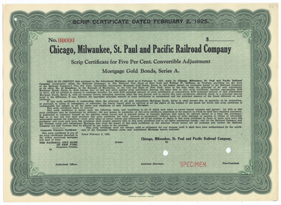 Chicago, Milwaukee, St. Paul and Pacific Railroad Company