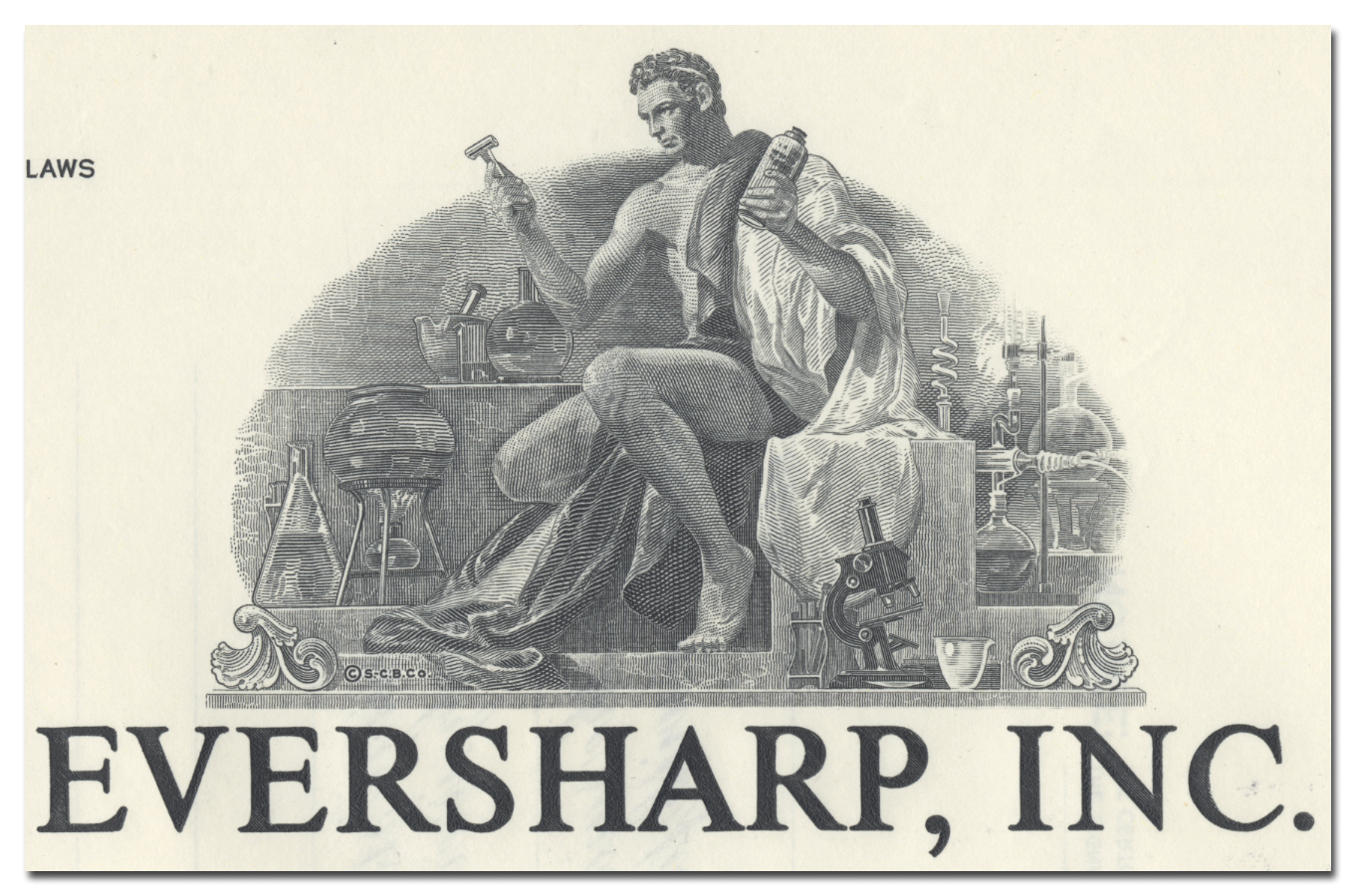 Eversharp, Inc. Stock Certificate