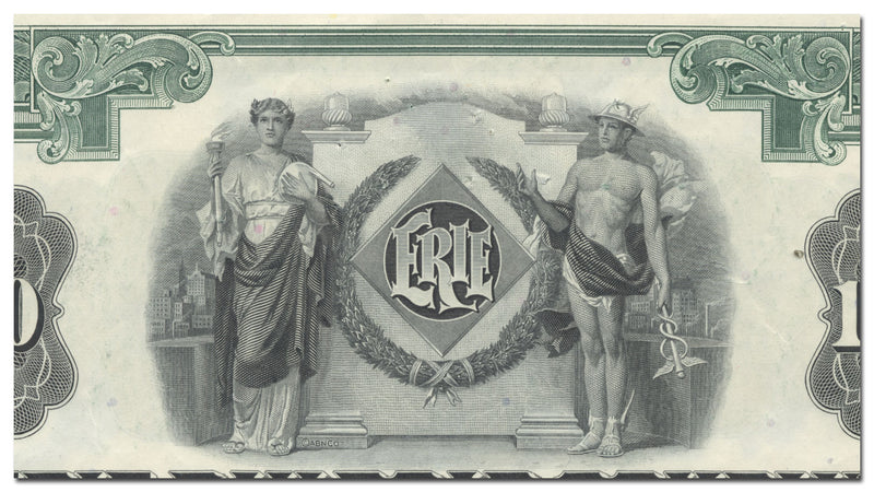 Erie Railroad Company Bond Certificate