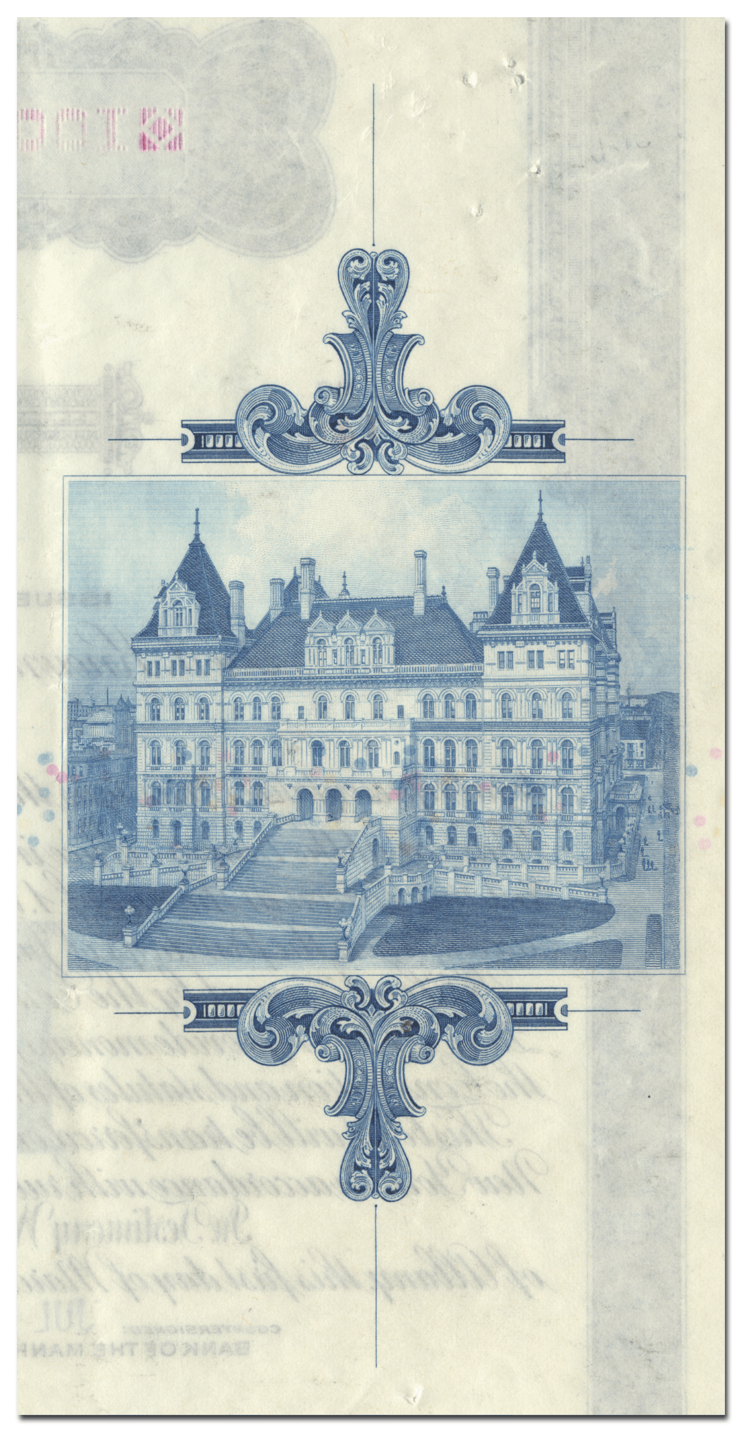 State of New York War Bonus Bond Certificate (Back)