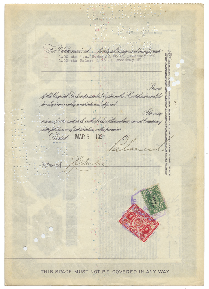 Chicago Great Western Railroad Company Stock Certificate