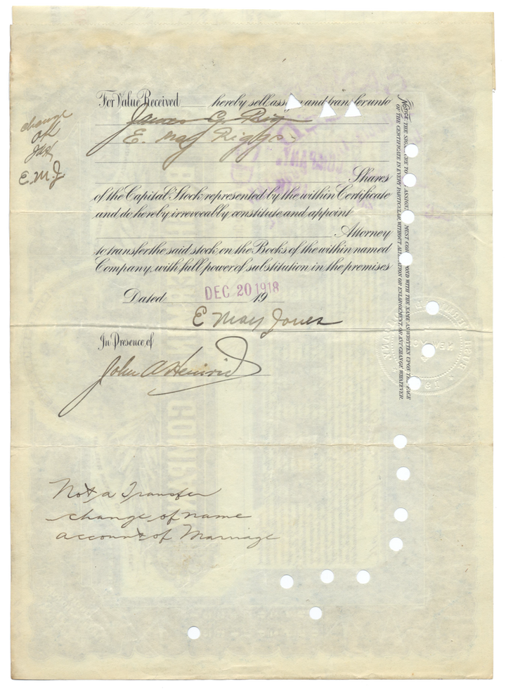 Bush Terminal Company Stock Certificate