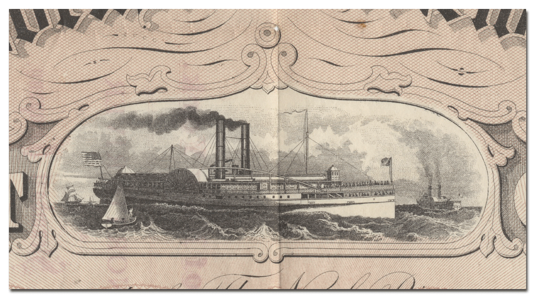 North River and New York Steamboat Company Bond Certificate