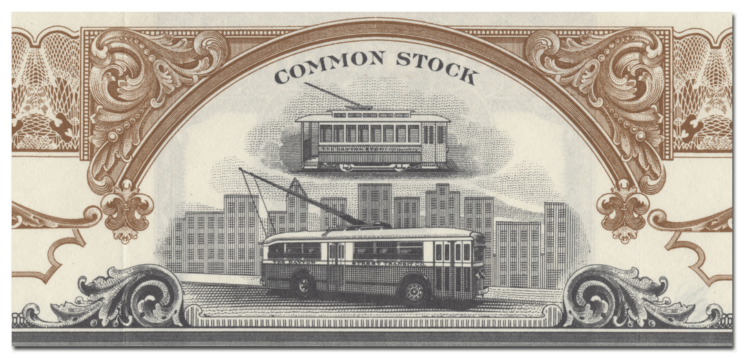 Dayton Street Transit Company Stock Certificate