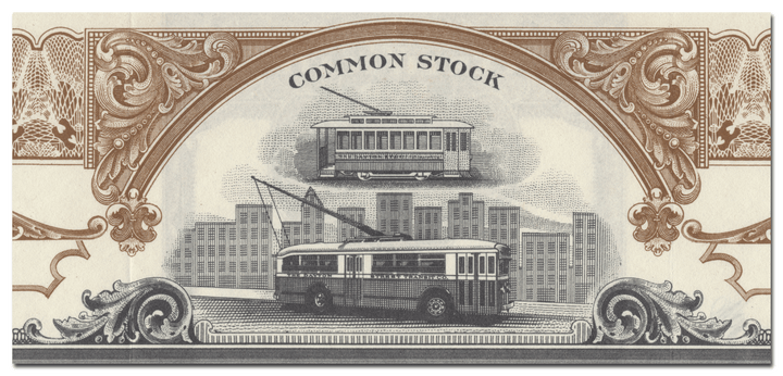 Dayton Street Transit Company Stock Certificate