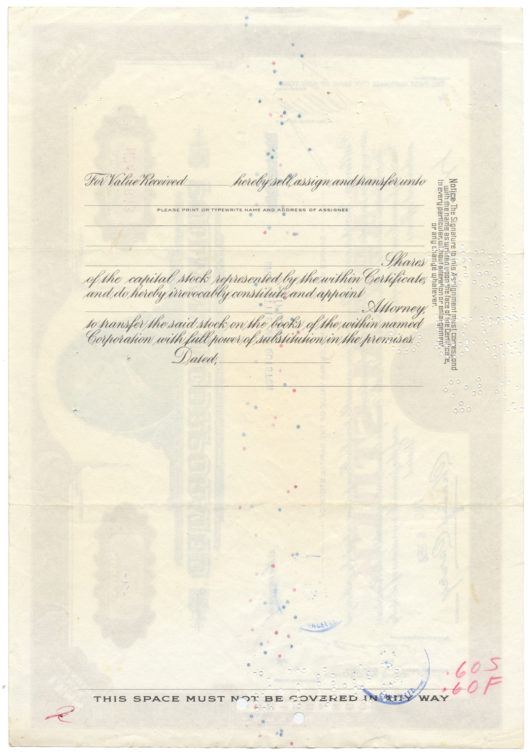 Pullman Incorporated Stock Certificate