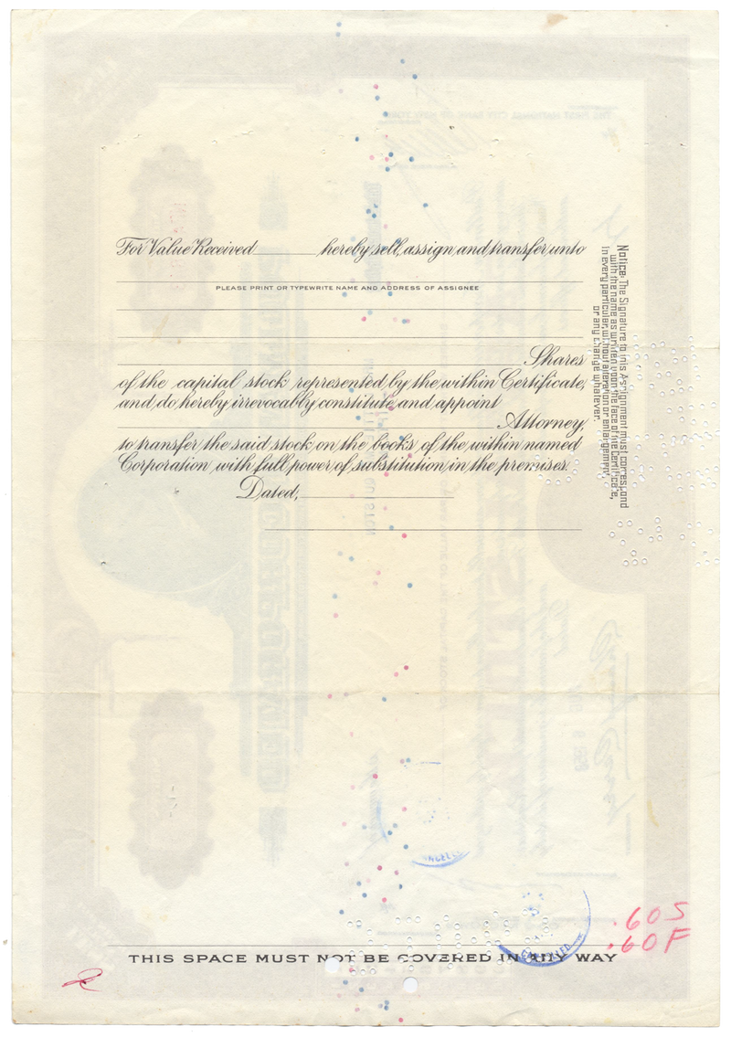 Pullman Incorporated Stock Certificate