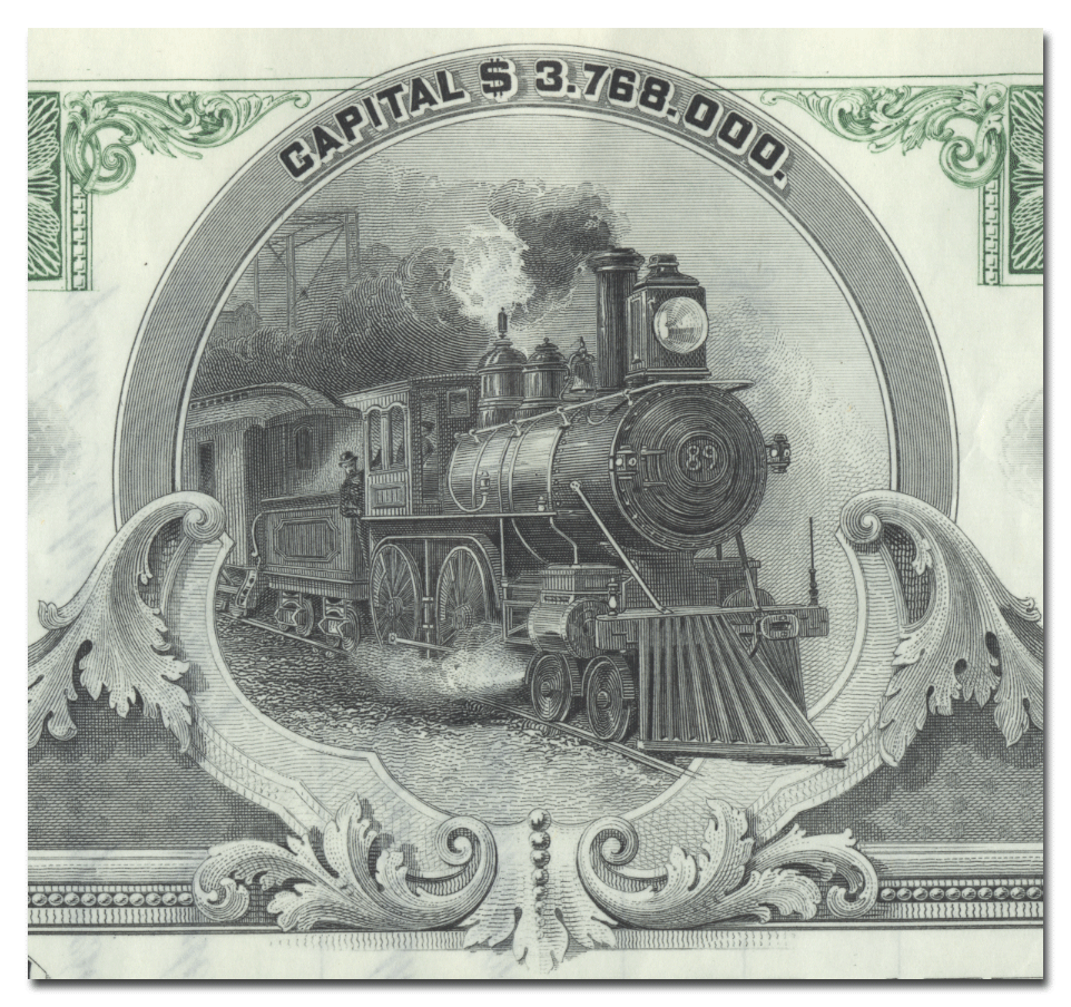 Georgia Southern and Florida Railway Company Stock Certificate