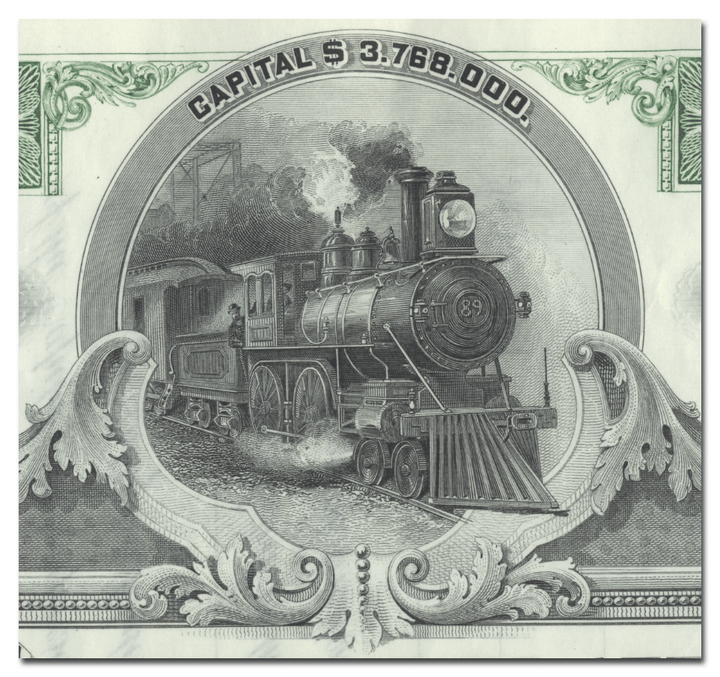 Georgia Southern and Florida Railway Company Stock Certificate