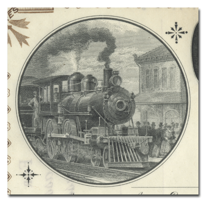 Choctaw, Oklahoma and Gulf Railroad Company Stock Certificate