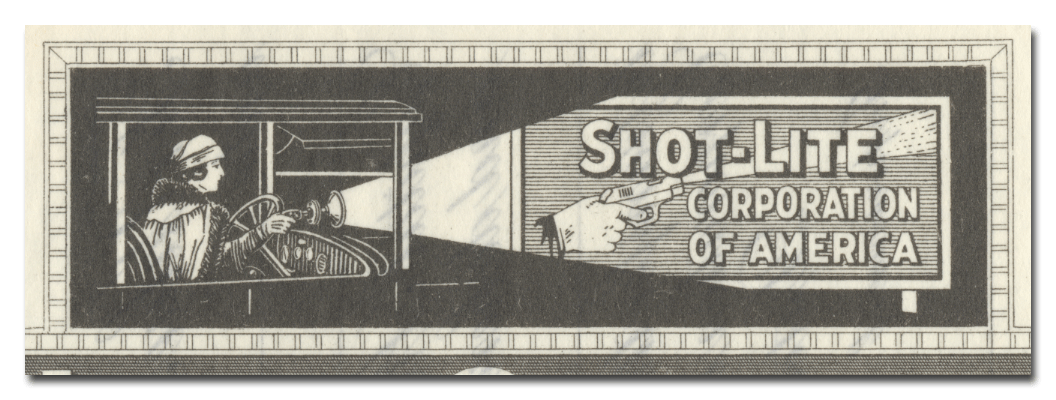 Shot-Lite Corporation of America Stock Certificate