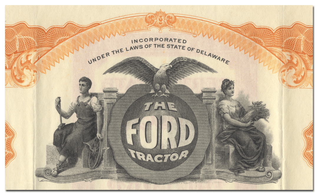 Ford Tractor Company, Inc. Stock Certificate