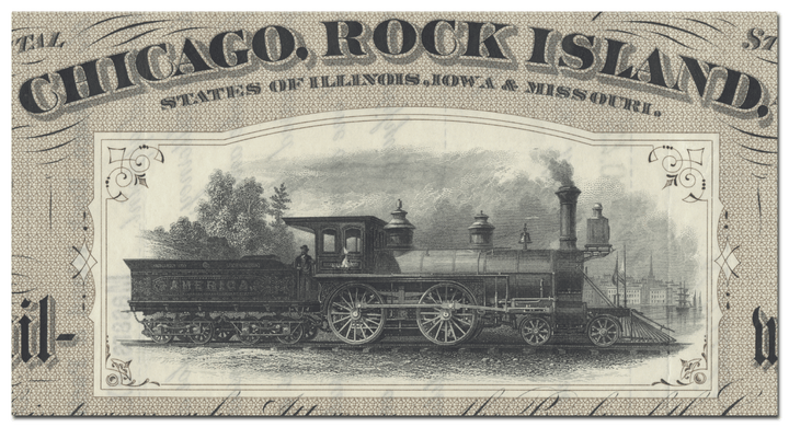 Chicago, Rock Island and Pacific Railway Company Stock Certificate