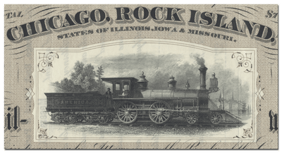 Chicago, Rock Island and Pacific Railway Company Stock Certificate