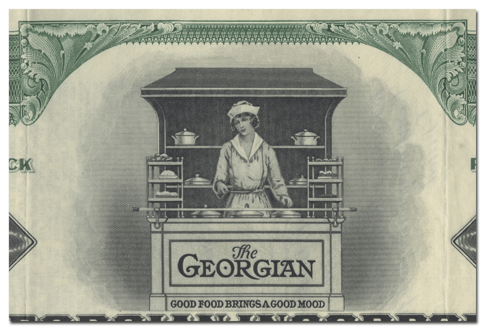 The Georgian Incorporated Stock Certificate