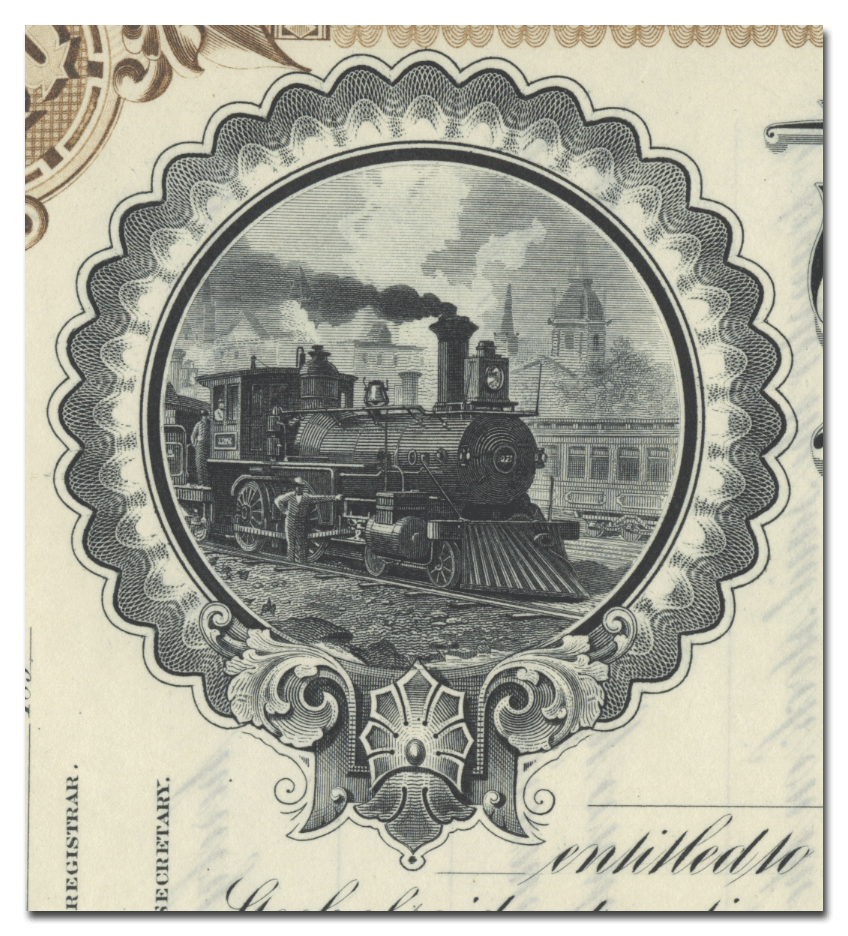 Cincinnati Northern Railroad Company Stock Certificate