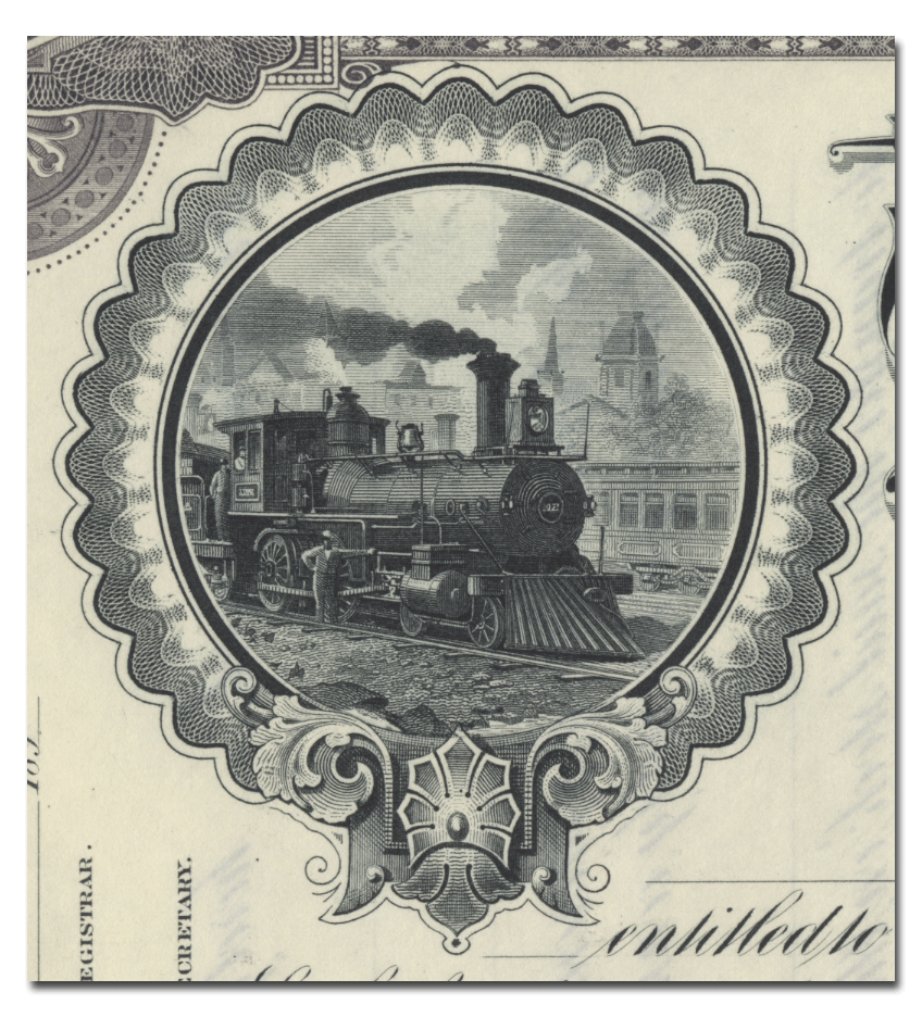 Cincinnati Northern Railroad Company Stock Certificate