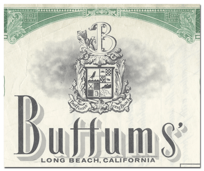 Buffums' Stock Certificate