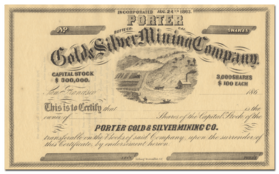 Porter Gold & Silver Mining Company