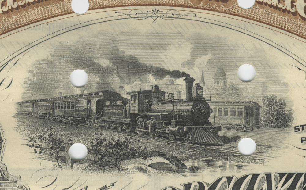 Fairmont, Morgantown and Pittsburgh Railroad Company Bond Certificate