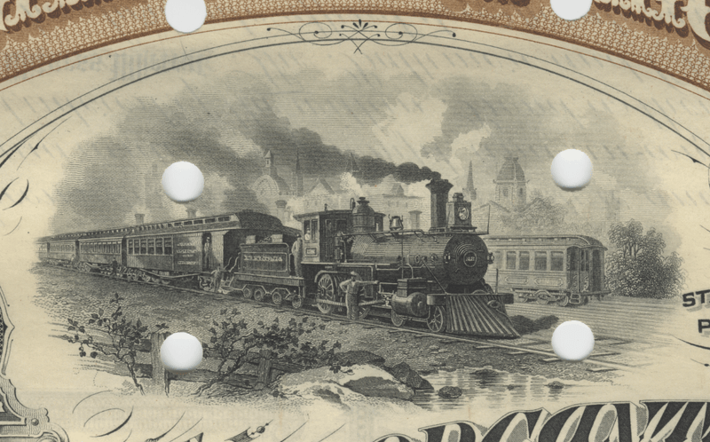 Fairmont, Morgantown and Pittsburgh Railroad Company Bond Certificate