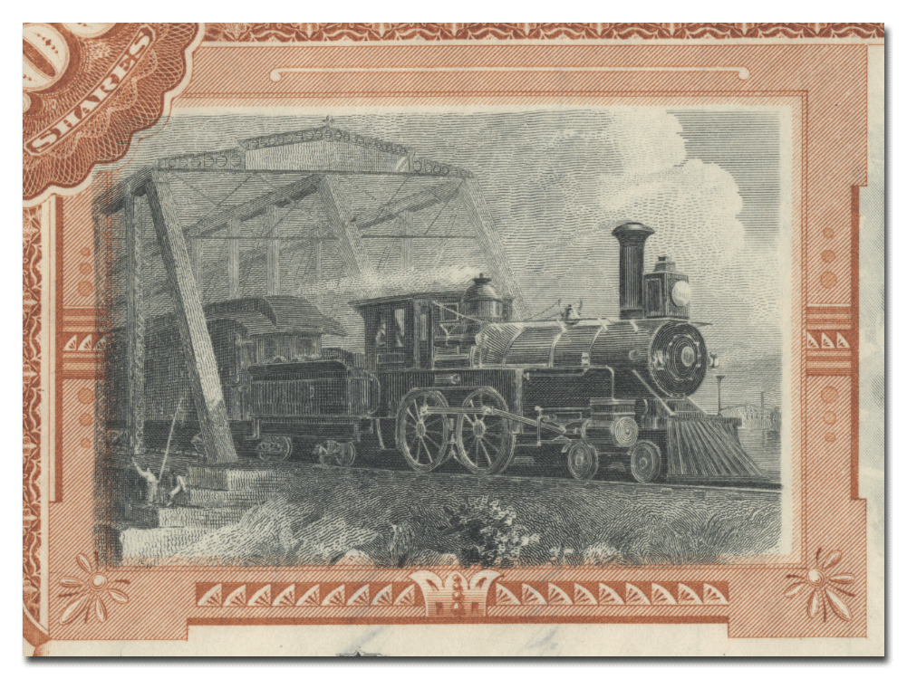 Chicago and Eastern Illinois Railroad Company Stock Certificate