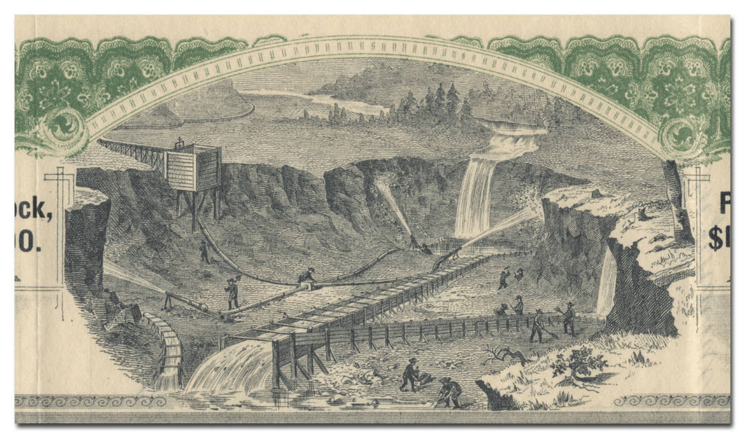 Golden Agate Mining & Milling Company Stock Certificate