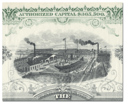 Baltimore Shipbuilding and Dry Dock Company Stock Certificate