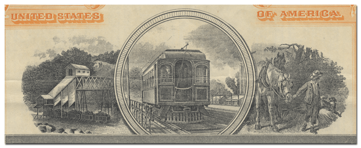 Johnstown and Somerset Railway Company Bond Certificate