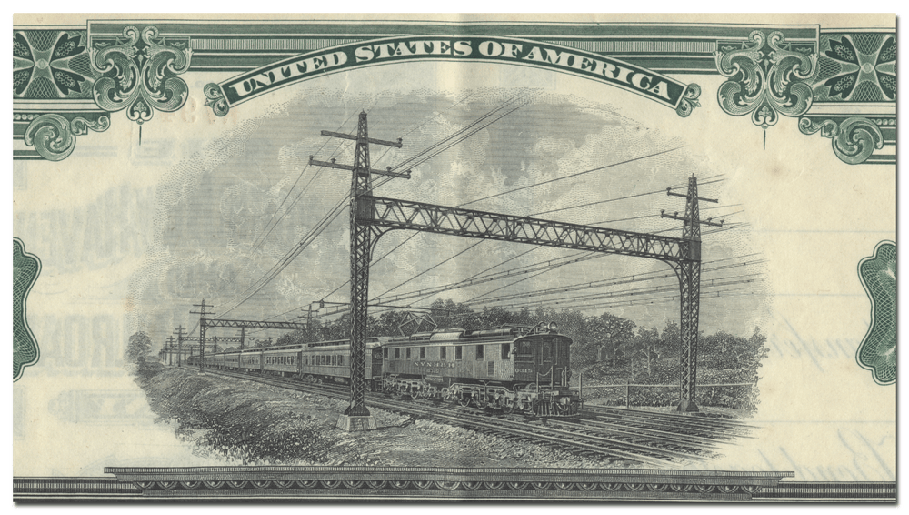 New York, New Haven and Hartford Railroad Company Bond Certificate